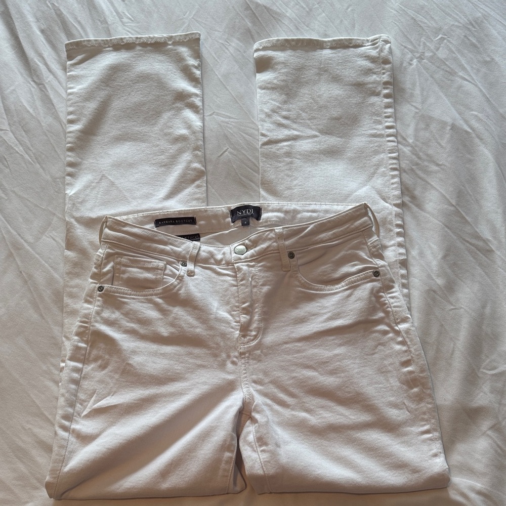NYDJ White Bootcut Jeans